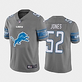 Nike Lions 52 Christian Jones Gray Team Big Logo Vapor Untouchable Limited Jersey Dzhi,baseball caps,new era cap wholesale,wholesale hats